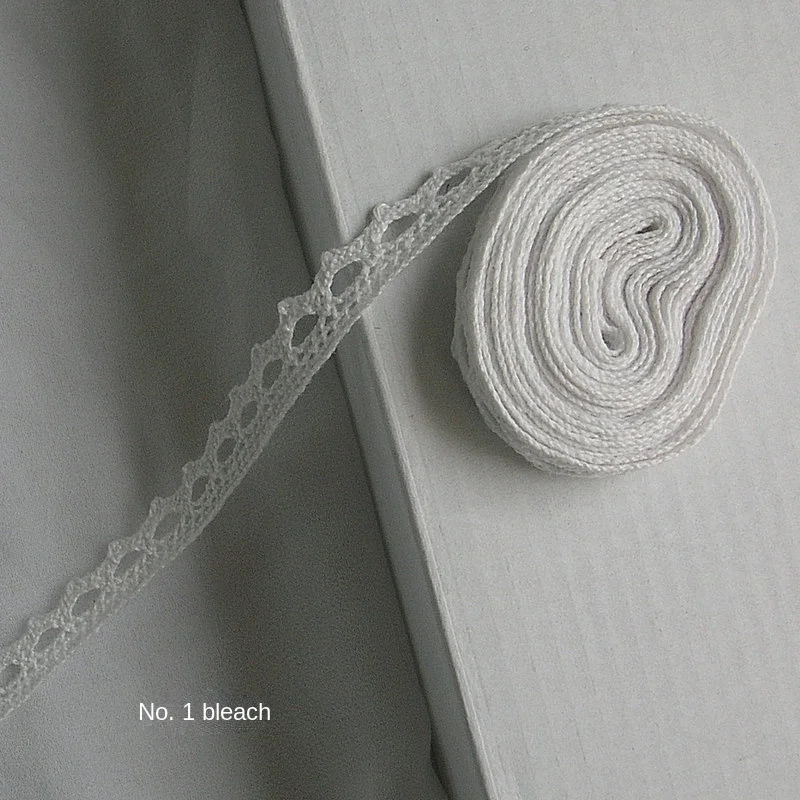 

10 метров длинная ткань из чистого хлопка, окантовка с зубами собаки, аксессуары, кружевная лента, постельное белье, кружевная скатерть