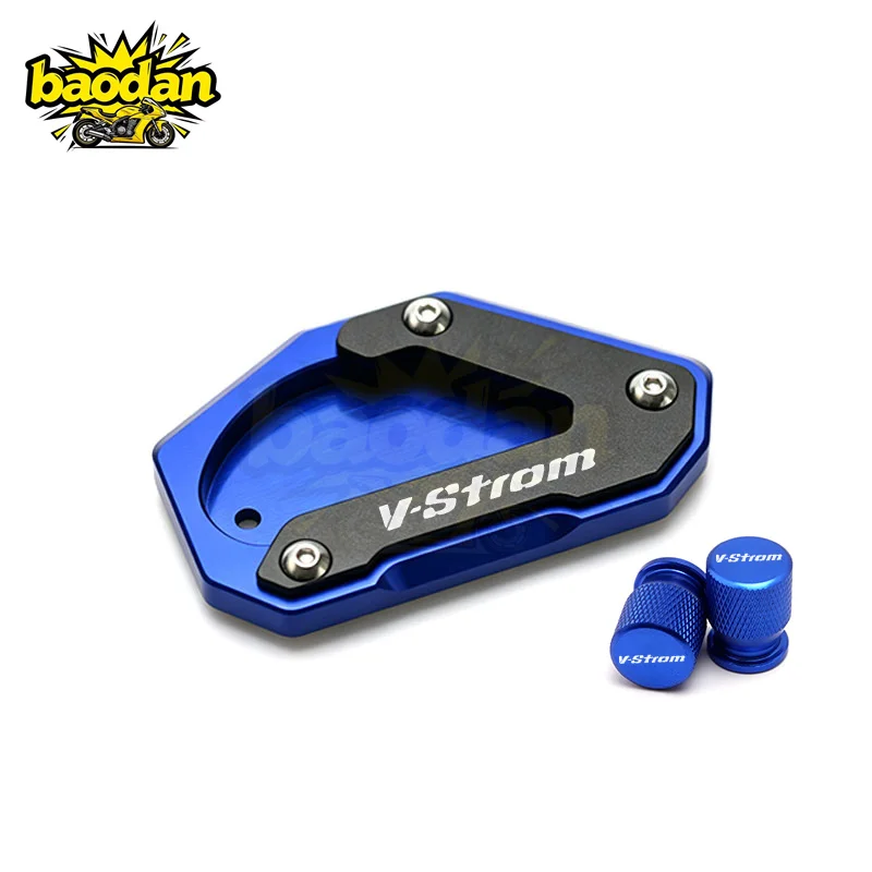 Motorcycle Kickstand Extension Pad & Front Wheel Sensor Guard