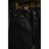 BOB DONG N235 Rigid Men's Jeans 22oz Raw Selvage Denim Pants Straight Leg 3