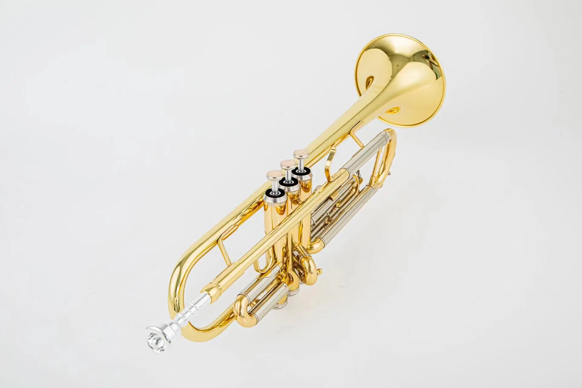 JINYIN JYTR-E108 B-flat Trumpet for Beginners-Exceptional Sound, Jazz Ready, White Copper Beauty-Expert Crafted