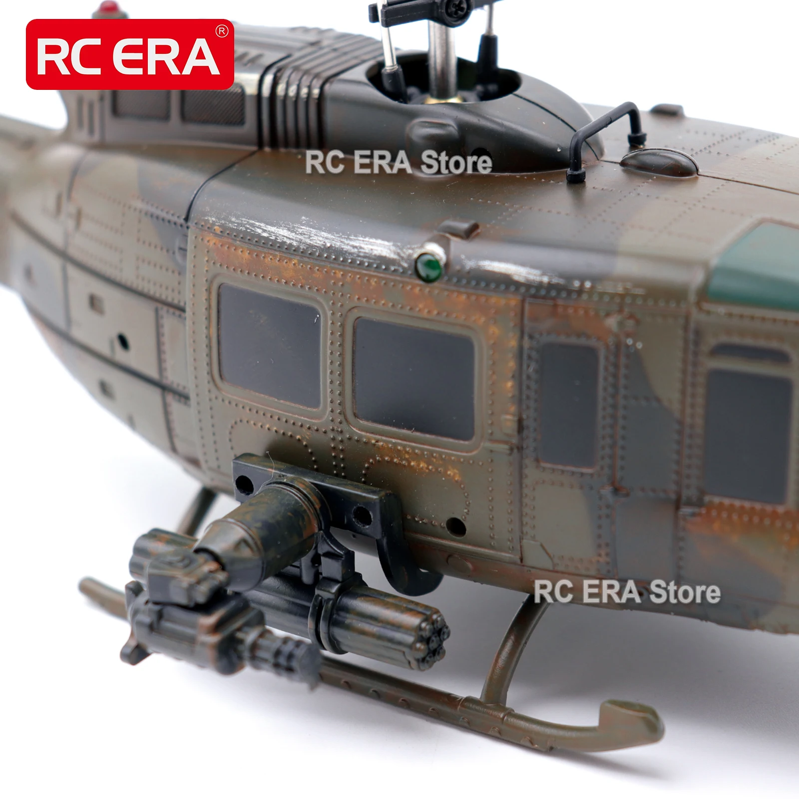 Hélicoptère RC C032 UH1 Huey – Version Camouflage Vieilli