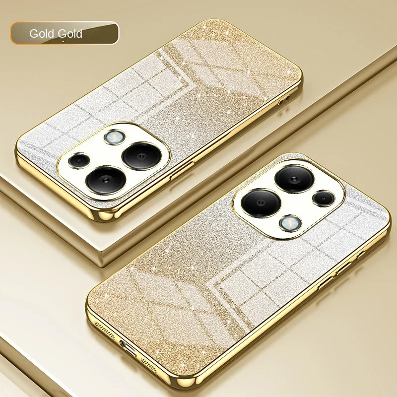Sparkling Soft TPU Glitter Slim Protective Back Cover for Xiaomi Redmi Note 13 Pro