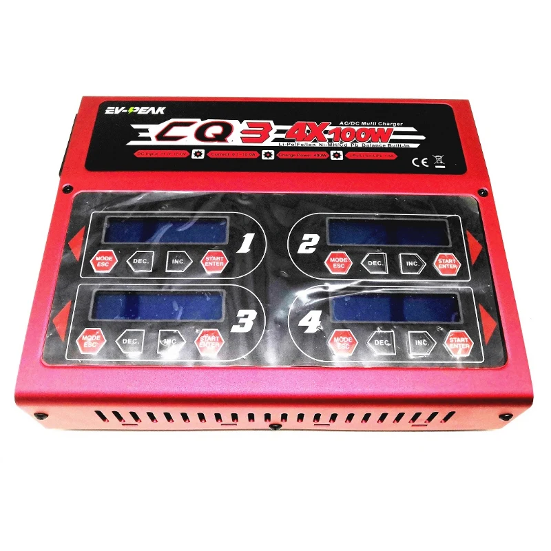 EVPeak CQ3 Be Lrät QUAD 4 Port 10A 100W AC/DC LiPo LiHV B M8N1 €62.10