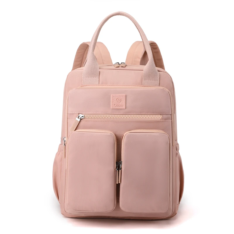 

2023 Fashion Casual Girls Daily Women Nylon Backpack Popular Soft Cute Leisure Large Pockets High Capacity Students Schoolbags