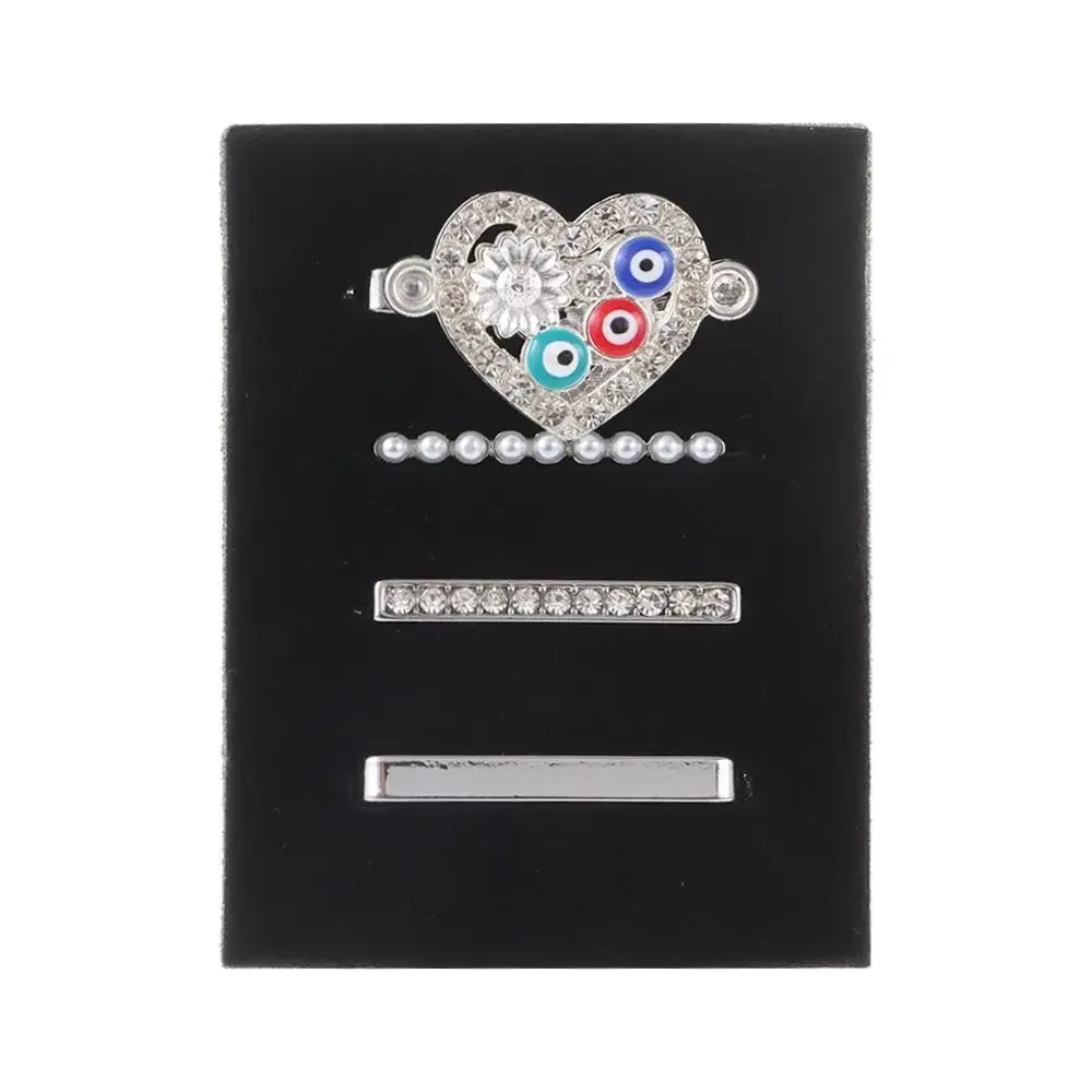 Diamond Love Ornament Decorative Ring for Smart Watch Silicone Strap Bracelet
