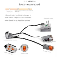 MOC Technical Power Functions M L XL Motor Modified Legoeds-compatible 8883 8882 88004 88003 Remote Control Power Group Train 5
