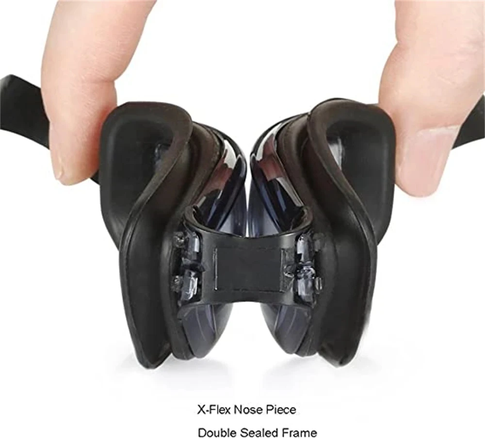Adults Waterproof Adjustable Band Diving Silicone UV Protection Portable Anti-fog Practical Water Sports Swimming Goggle 4