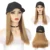 MEIFAN Synthetic Fluffy Wave Curly Natural Hair with Hat Baseball Cap Naturally Connect Adjustable Trucker Hat Wig 22