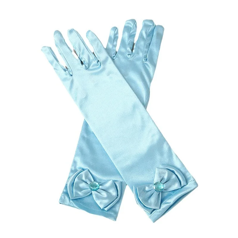 Children Princess Long Gloves Girl Birthday Party Wedding flowers girls Gloves Latin jazz ballet dance Accessories
