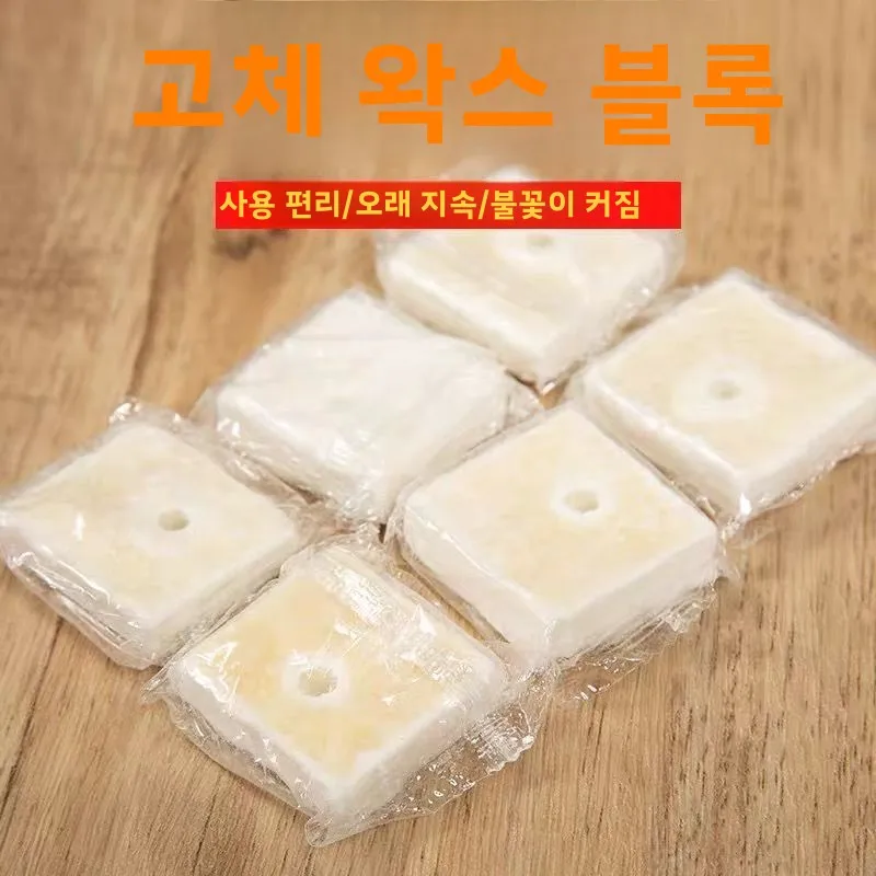 야외 바베큐 고체 연료 점화 블록 도구 (공명 랜턴 및 캠핑용 나무 숯 점화제) 야외 장비