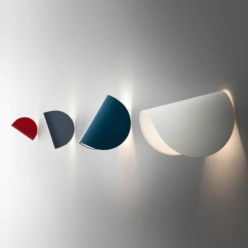

Round Design Wall Light Waterproof Bedroom Bedside Personalized Nordic Hotel Elegant Wall Lamps Classic Arandela Decoration