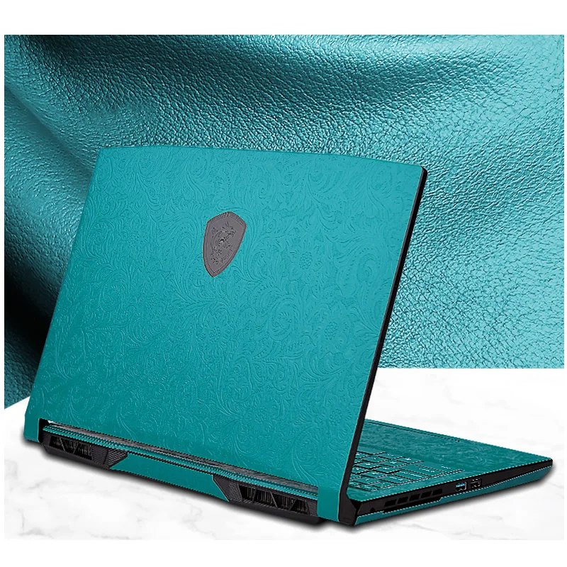 Carving Pu Leather Sticker Skin Per Msi Cyborg 15 A12V 15.6 "Katana 15 B13V Pulse 15 B13V 15.6"