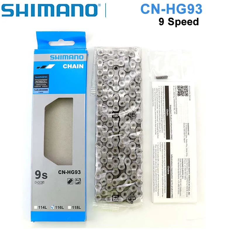 Cn Hg93 Catena Shimano Deore 9v Shimano Bicycle Chains 6-8/9/10/11