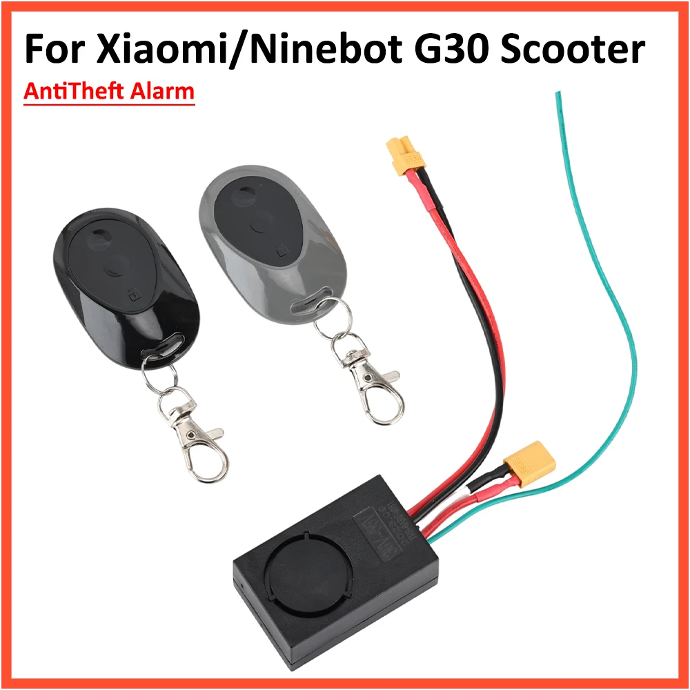 Alarma antirrobo para patinete eléctrico, Control remoto para Xiaomi M365,  1s Pro, MI3, Ninebot Max, G30, G30D, 36-55V, 115db