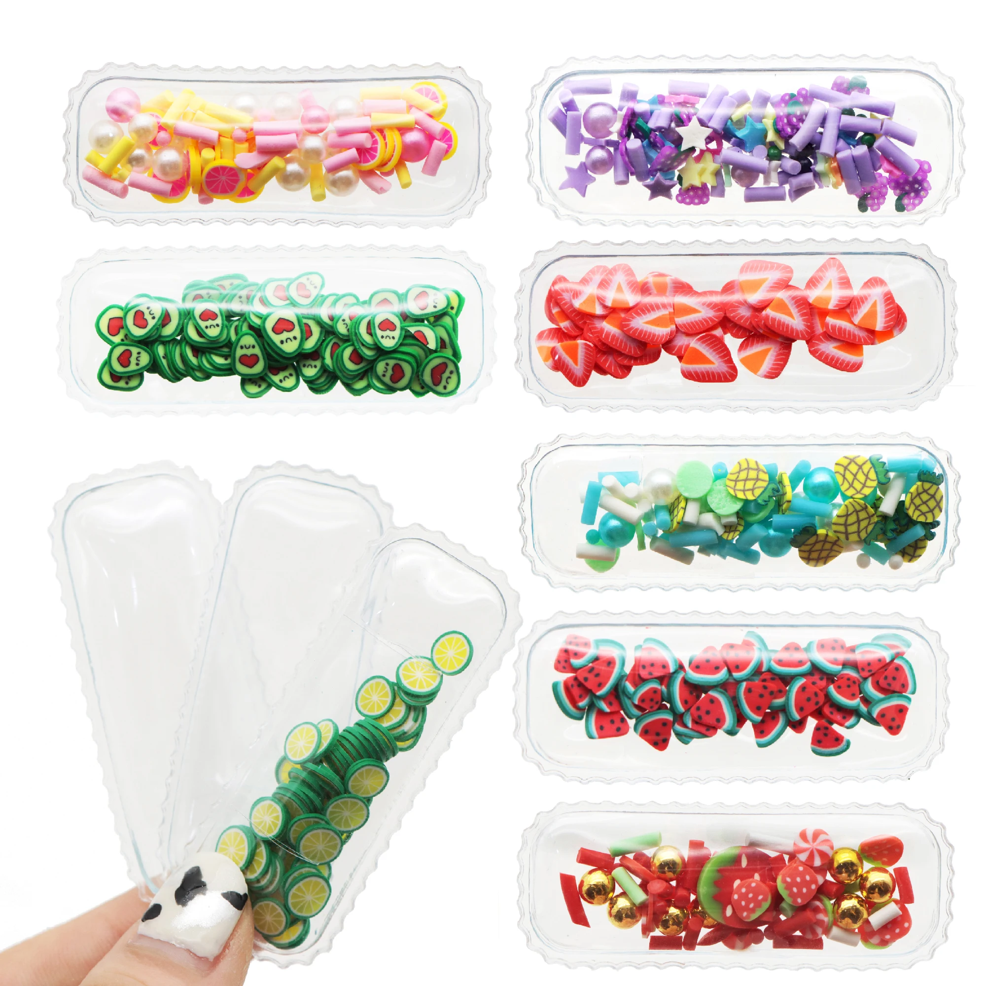 Plastic Safety Eyes PVC Pocket Transparent Bags DIY