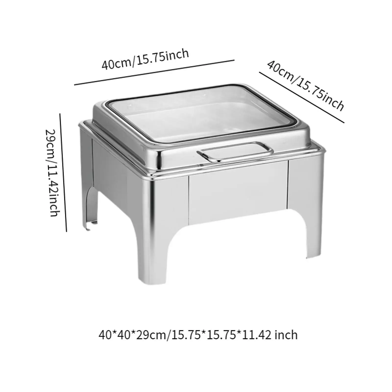 Chafing Dish for Buffet Food Pan Buffet Servers and Warmers Chafer for Catering for Wedding Dinners Catering Parties Banquet Chafing Dish for Buffet Food Pan Buffet Servers and Warmers Chafer for Catering for Wedding Dinners Catering Parties Banquet