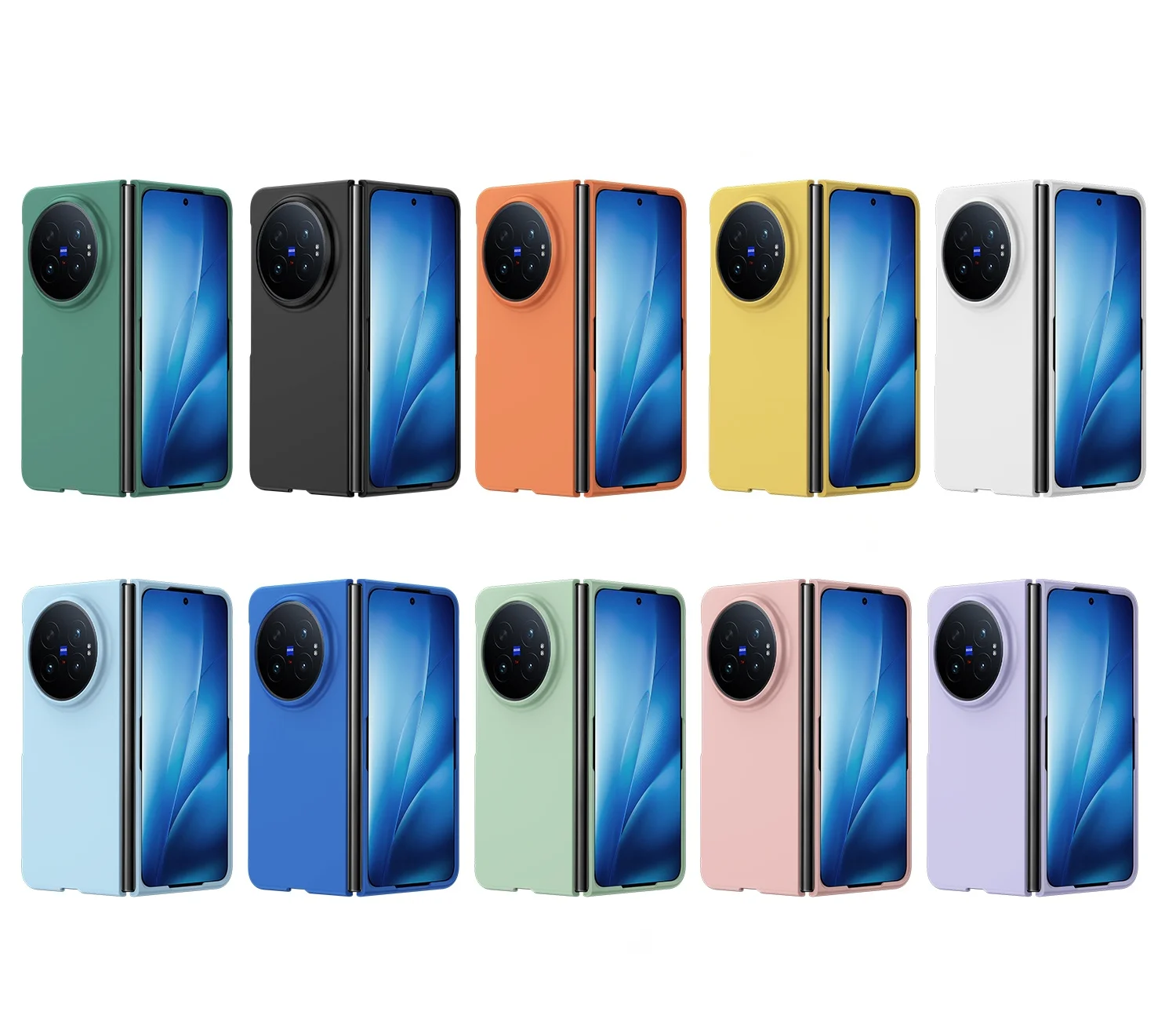 Ultra Slim Candy Color Shockproof Phone Case - Sleek Skin Feel Design