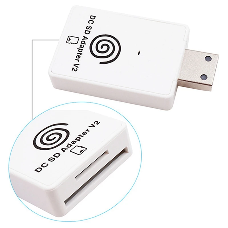 

3X Dc SD TF Card Adapter Reader V2 Voor For Sega Dreamcast En Cd Met Dreamshell Boot Loader
