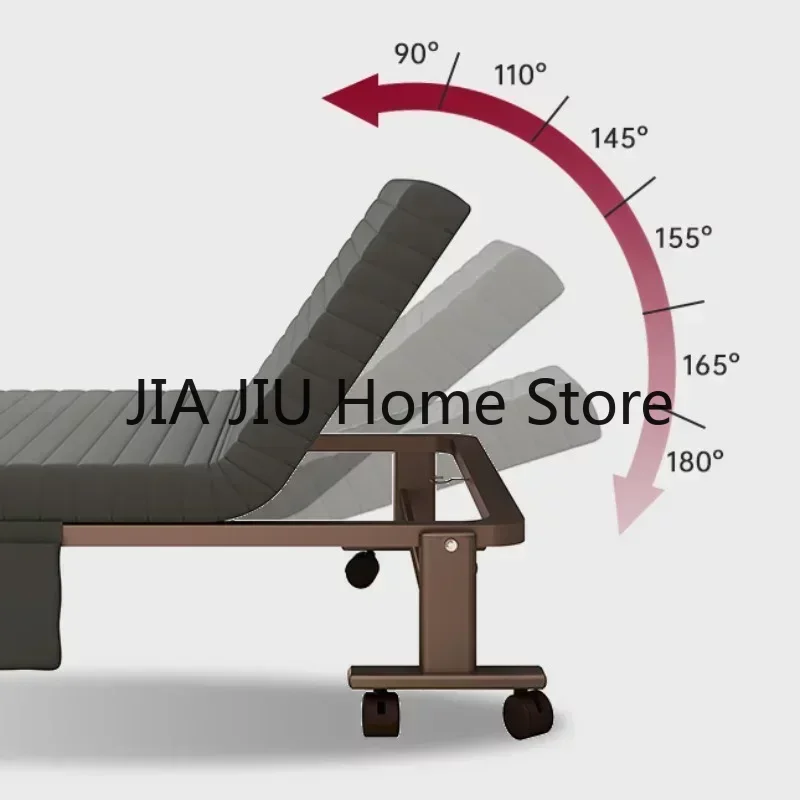 Single Folding Chaise Lounge Recliner Arm Daybed Design Chaise Lounge Lazy Relaxing Silla Plegable Living Room Furniture QF50TY