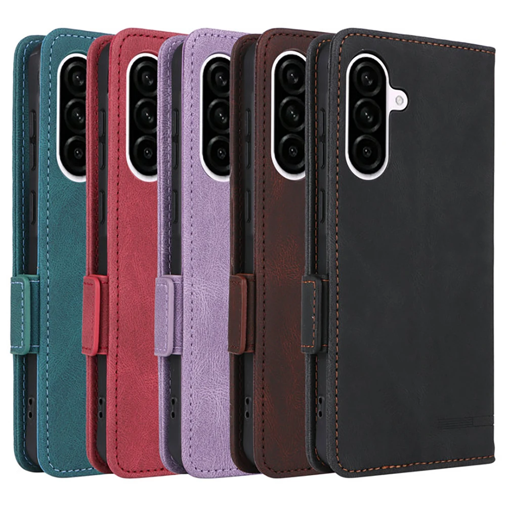 5G Luxury Leather 360° Protective Wallet Case