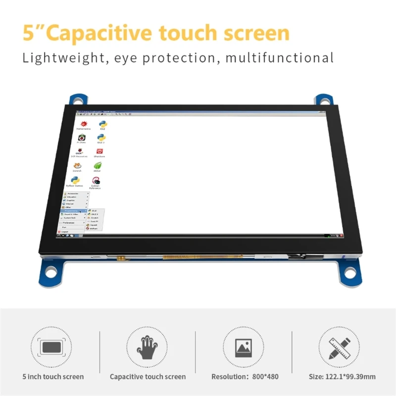 5 ��ġ H-D IPS LCD ����� Raspberry Pi 4B/3B +/A +/B/2B Dropship �� HDMI ȣȯ �Է�
