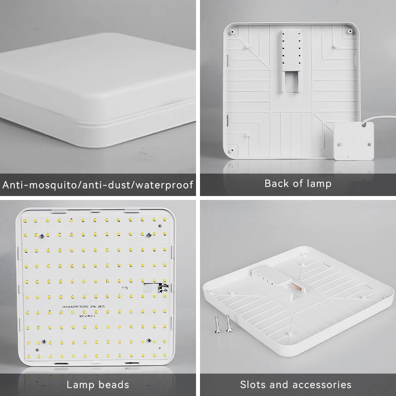 Square Ceiling Lamp Led Panel Lights 110V for living room Bedroom Lighting Neutral Cold Warm White 20W 30W 40W 50W Ceiling Light 4