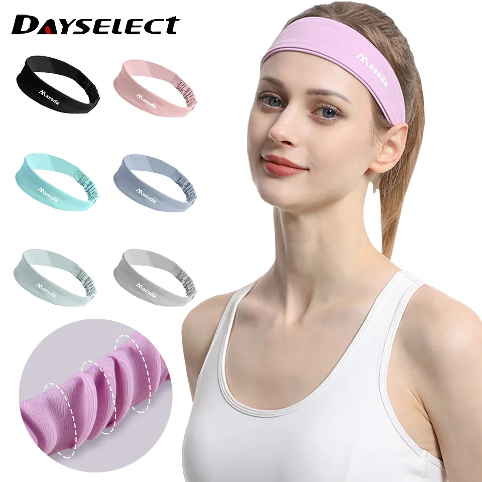 

Sport Headbands Sweatband Elastic Yoga Running Hair Band Sweat Bandage Workout Tennis Fitness Jog Basketball Headscarf Men Women