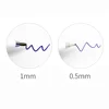 1Set Sterilized Tattoo Marker Pen Surgical Skin Microblading Positioning Tool with Measuring Ruler Permanent Makeup Accessories 3