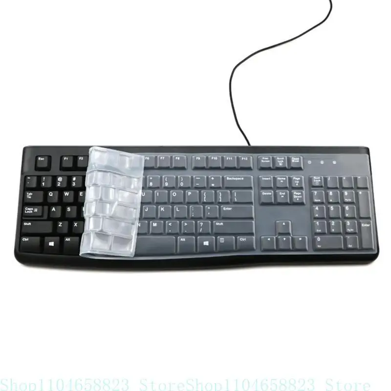 Dustproof Waterproof Transparent Silicone Keyboard Cover Protector