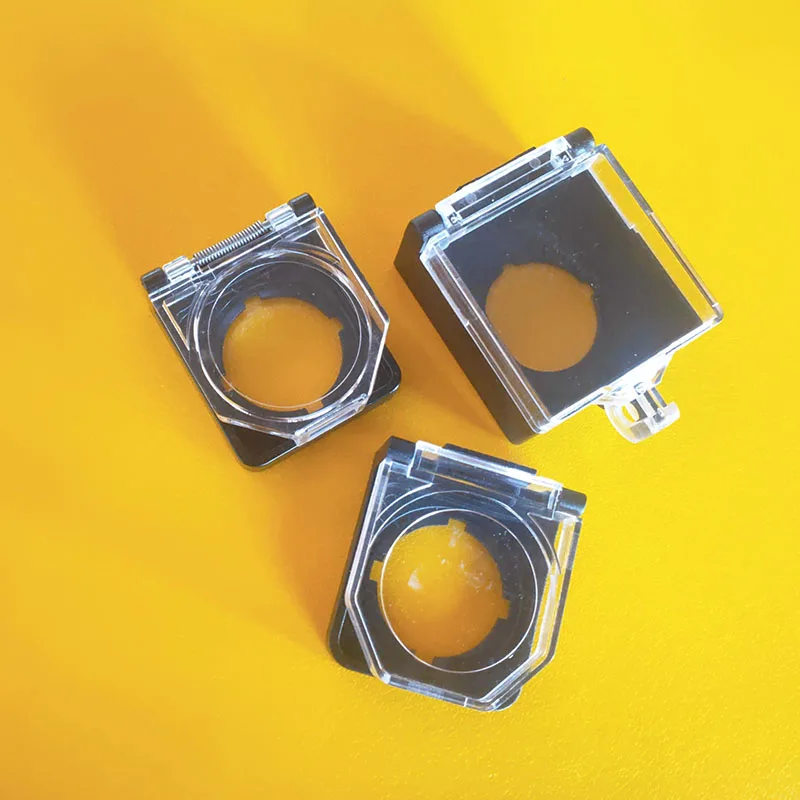 10pcs22mmpushbuttonprotectivecoverplastictransparentbuttondust