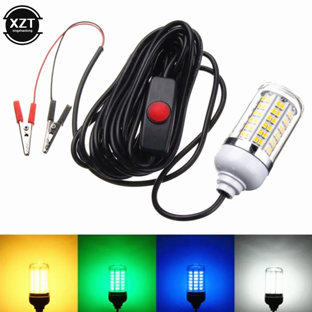 

Fish tank lamp Fishing Light 108pcs LED Underwater Fishing Light IP68 Lures Fish Finder Lamp Attracts Prawn Squid Krill Helper