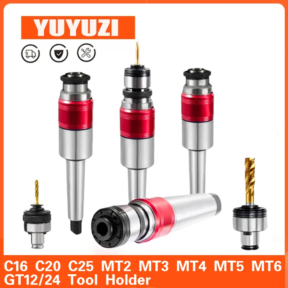 

BT30 BT40 C16 C20 C25 C32 MT2 MT3 MT4 MT5 MTA GT GT12 GT24 Tapping Tool Holder MT3 GT12 Tap Collet Floating Expandable Tapping