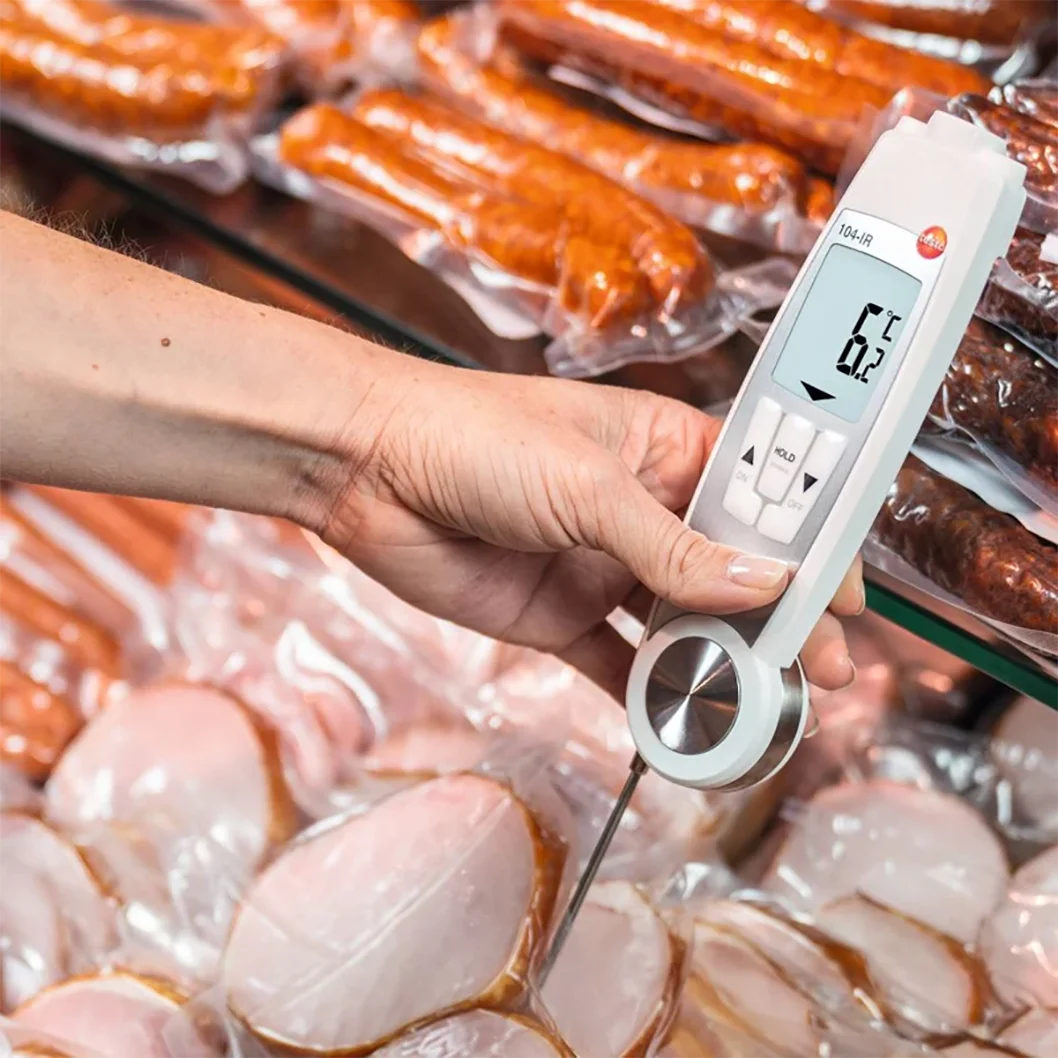 Testo 104-IR Folding Food Thermometer Multi-purpose Infrared and Penetration Pro