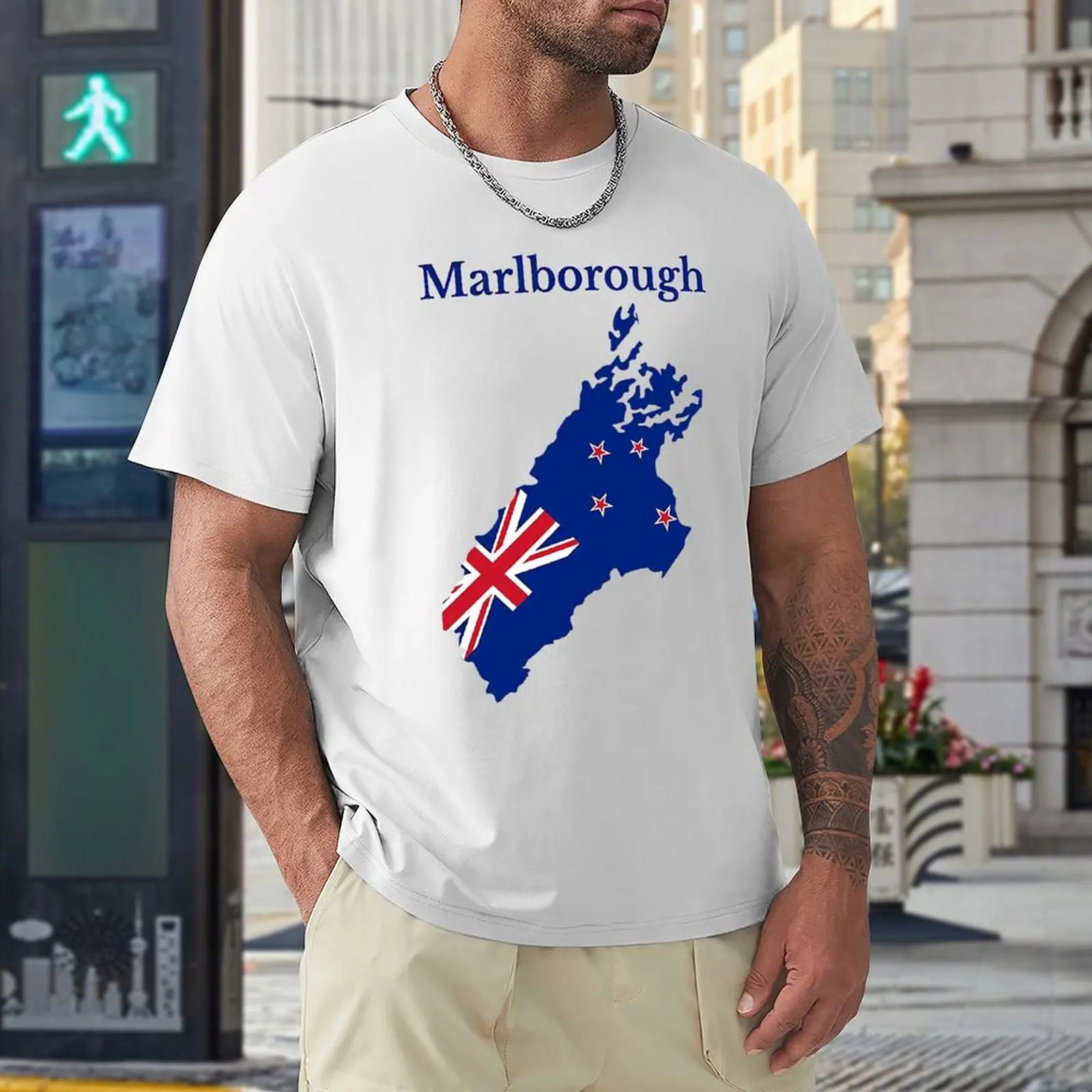 

Marlborough District Map New Zealand Region Top Quality Tees High Quality Leisure USA Size