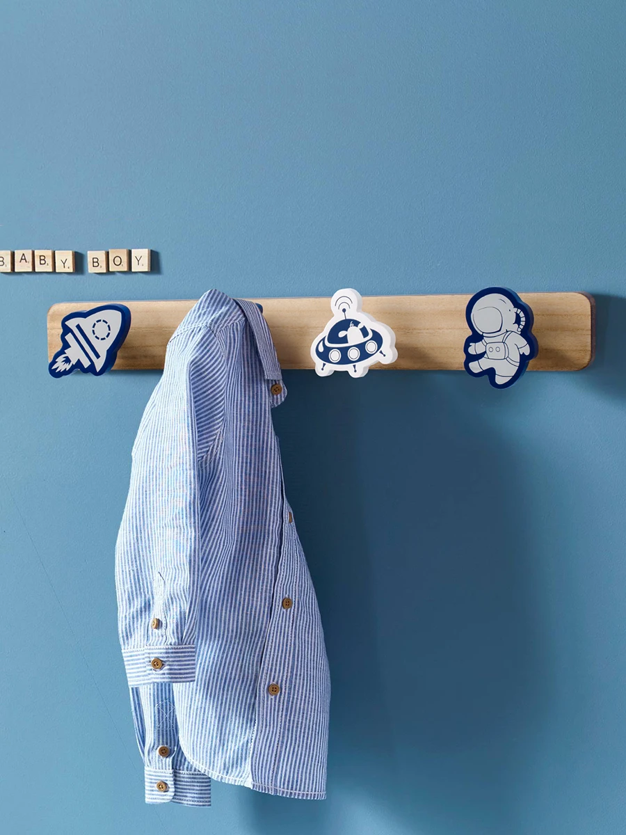 Wall Childrens Coat Stand Hooks For Clothes Wall Hanger Kids Room