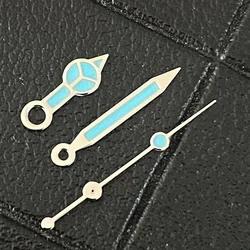 Green Luminous Watch Hands for Automatic Movement - Premium Watch Accessories (Silver Blue)
