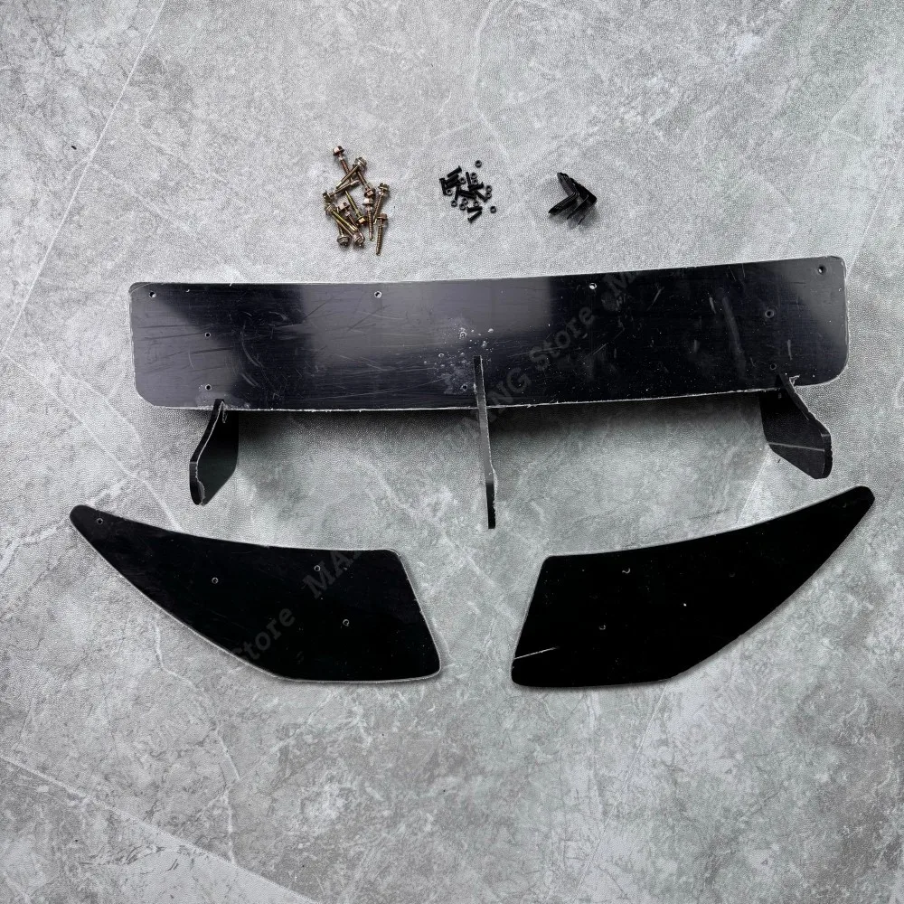 리어 범퍼 디퓨저 스플리터 스포일러 립 블랙 ABS 바디 키트, 폭스바겐 골프 7R 7.5R MK7R 2013-2020 용 자동차 액세서리