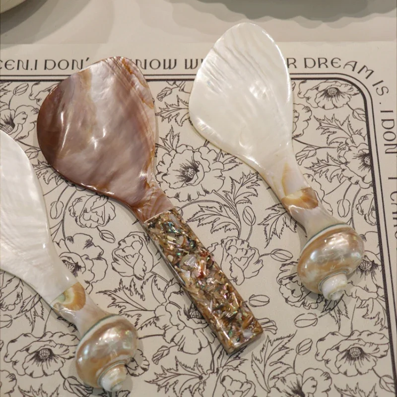 Handmade Shell Spoon Southeast Asian Conch Spoon Creative Rice Home Restaurant Tableware s Special counter