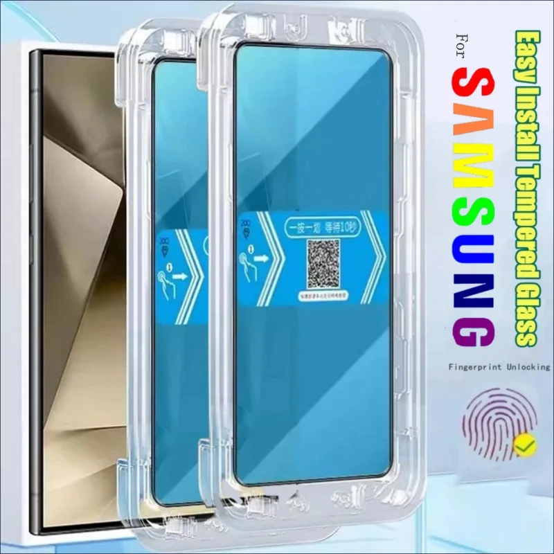

2Pcs 8K HD Tempered Glass For Samsung Galaxy A71 A54 A53 A52 S A51 A50 A32 A22 A14 A13 A12 Screen Protector Film Install Tool