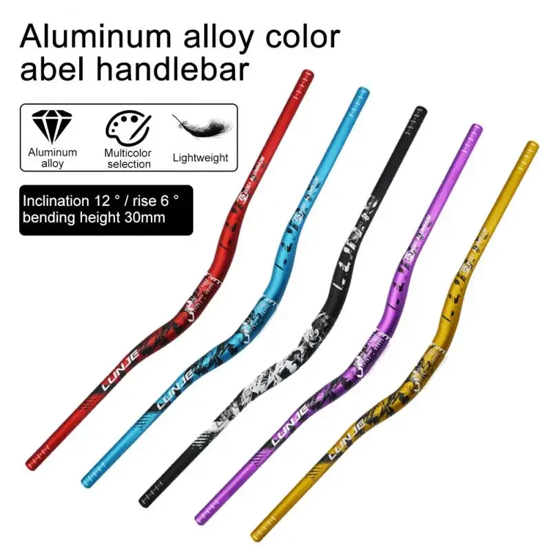 Bicycle Handlebar Mountain Bike Riser Bar 31.8mm 720/780mm Aluminum Alloy