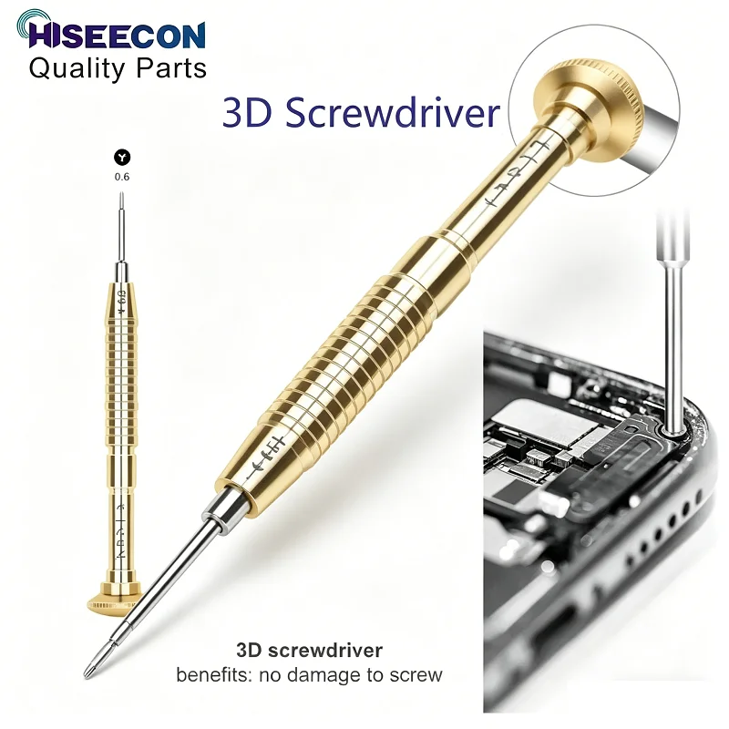 내구성이 뛰어난 Hiseecon 스크루드라이버 세트 강력한 자기 헤드 부식 방지 합금 비트 iPhone 삼성 분해 작업에 다용도로 사용 가능