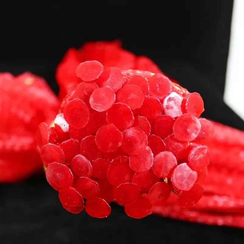 100PCS Plastic Net Mesh Bag for Fruit Vegetable Seafood Grocery Pack Net Pouch Reusable Nylon Mesh Produce Bags Onion Bags 5