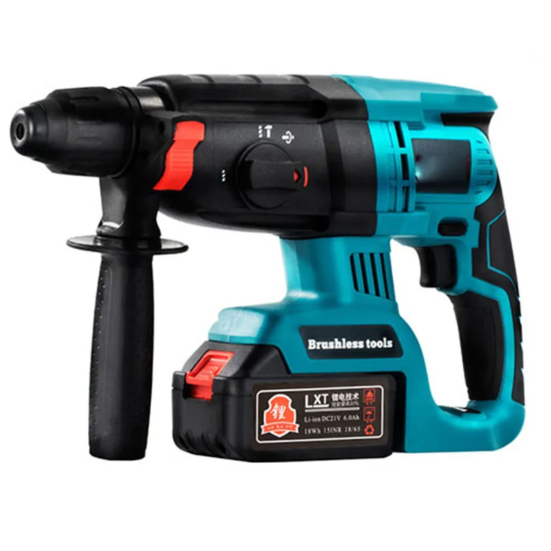 Electric Hammer Impact Drill Rechargeable Light Multifunction Hand