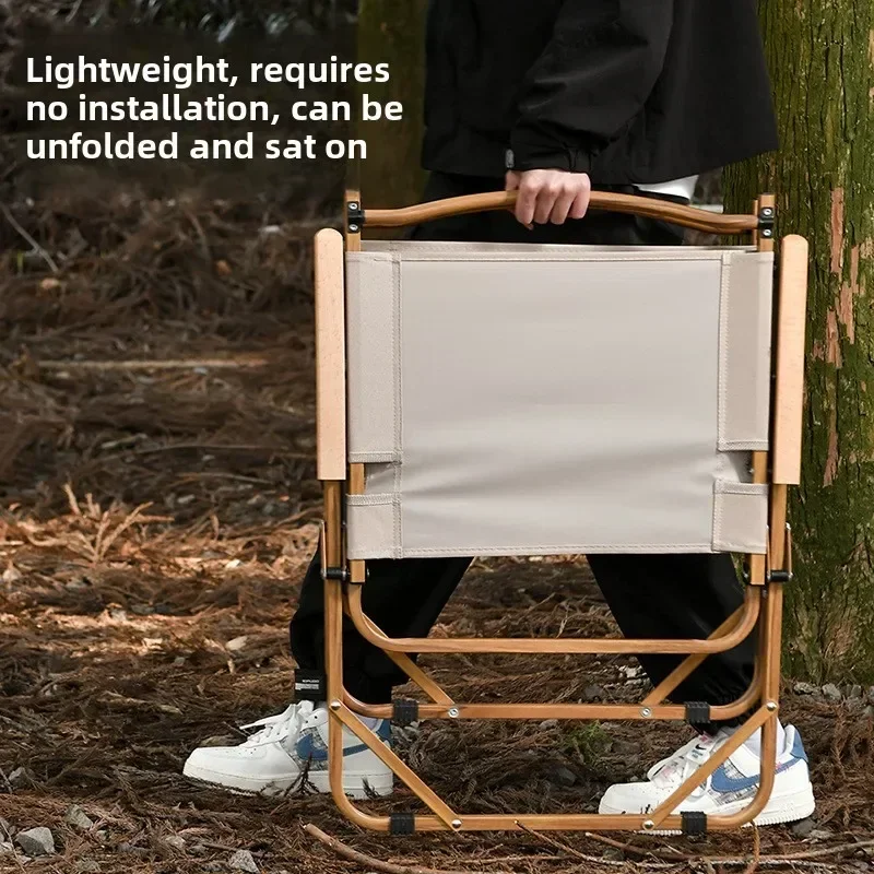 Outdoor Folding Chair Portable Folding Chair Easy To Fold and Carry Camping Stall