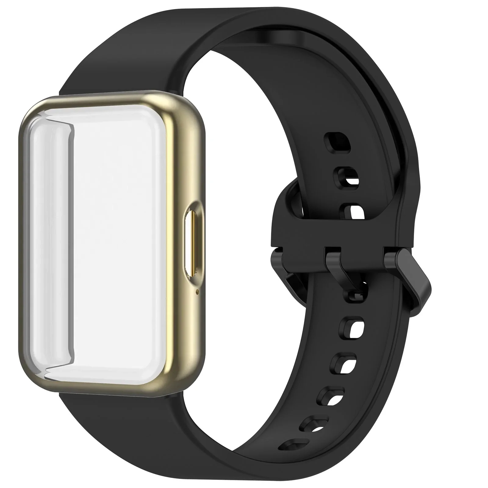 Silicone Strap and Protective Case Kit for Fitness Band Accessories