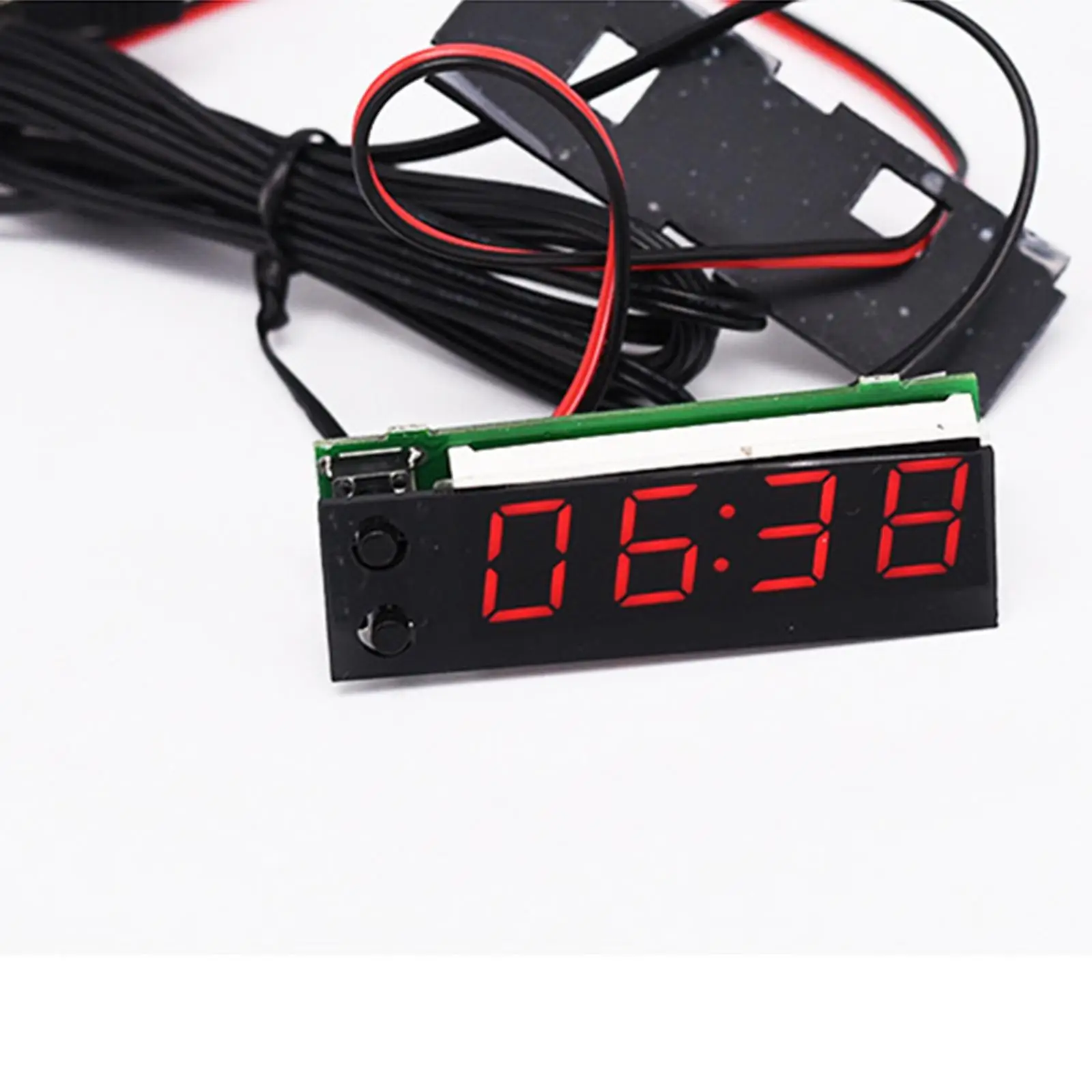 Car Clock Temperature Voltage Monitor Panel Meter Light in Weight Professional Premium 3-In-1 Durable Accessories Multifunction Car Clock Temperature Voltage Monitor Panel Meter Light in Weight Professional Premium 3-In-1 Durable Accessories Multifunction