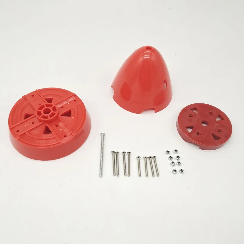 Détail du moyeu de l'hélice 1700mm compatible PA18, P51, F7F, avec vis de fixation.