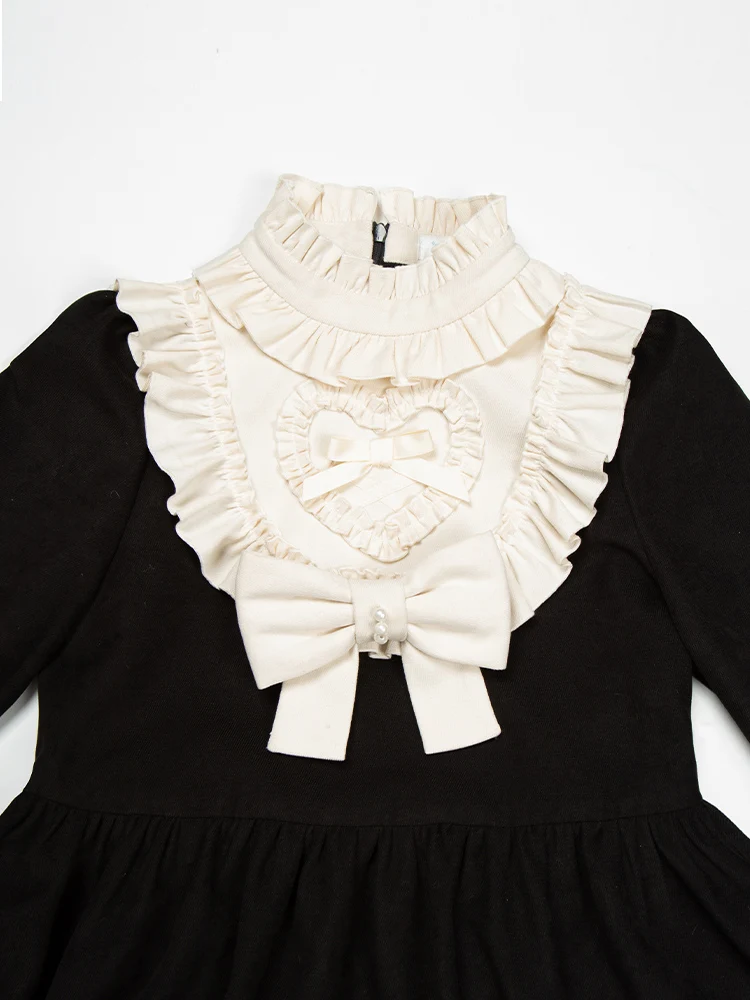 Twilight Choir Puji Original Design Loose Long Short Op Dress Apron Gemini Lolita Sweet Maid Dress