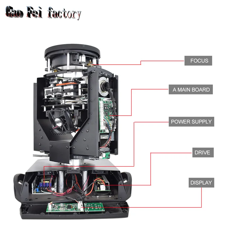 Flight Cases 7R Sharpy Beam Moving Head Light 230W Professional DJ DMX Stage Lighting For Nightclub Wedding Party Dance Floor 4