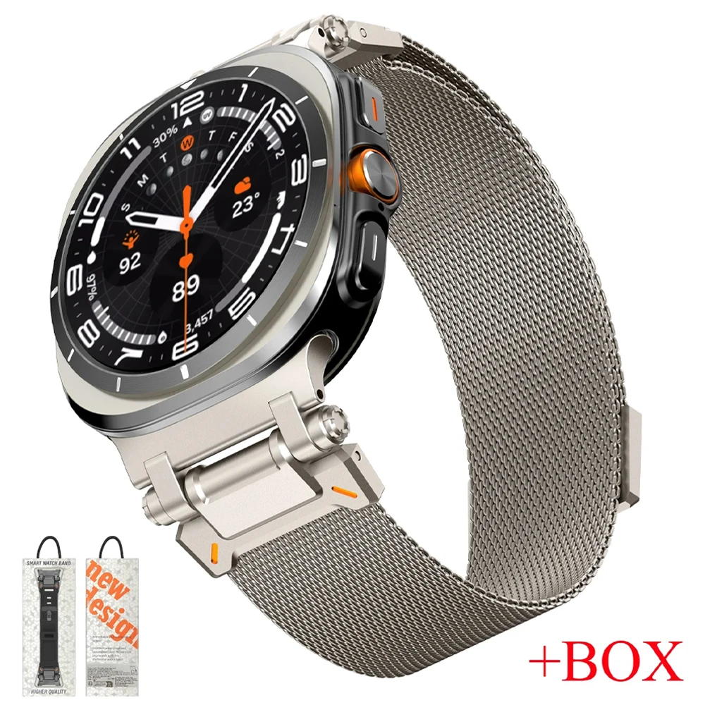 Explorer Milanese Magnetic Stainless Steel Loop Band Bracelet